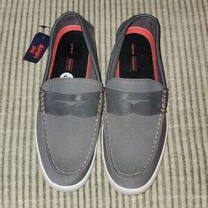 Levi’s Comfort Gray Slip -On Lightweight Penny Loafer Shoes Size 13 NWT